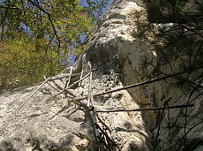 Stairs to the Kostadinov's monastery