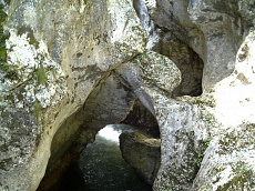 River in The Devil's throat cave